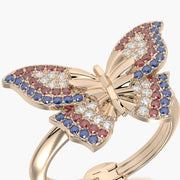 Classic ring & Charm Butterfly
