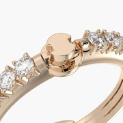 Side stone ring