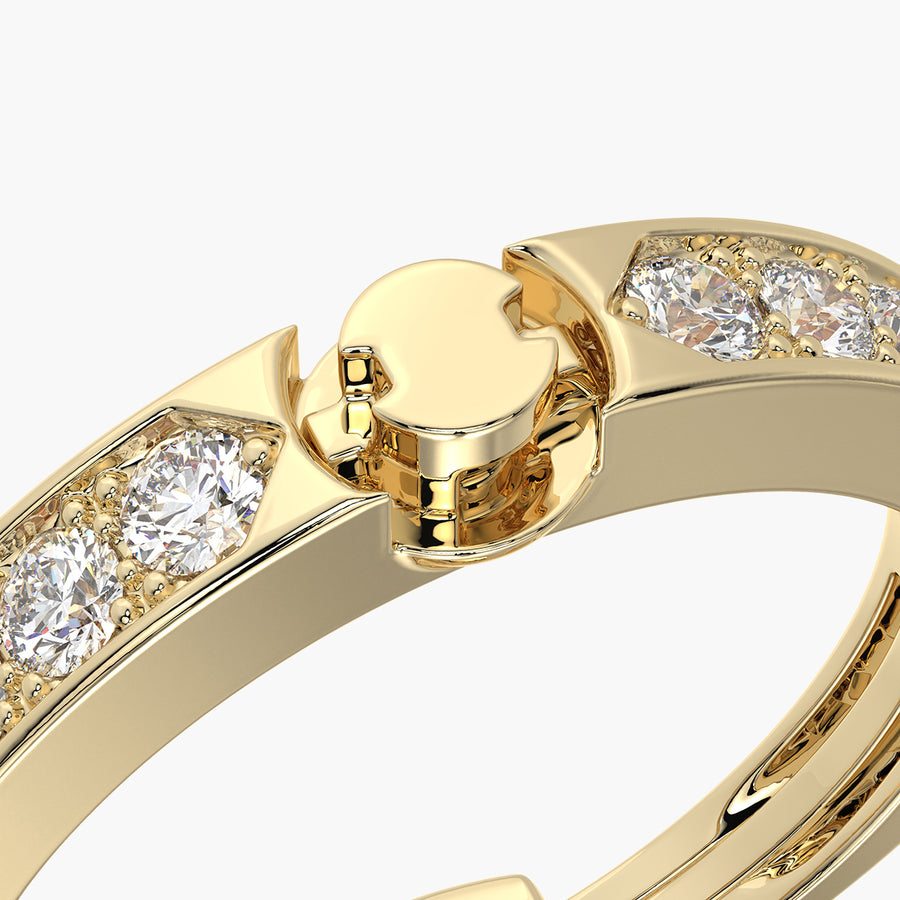 Channel Set ring