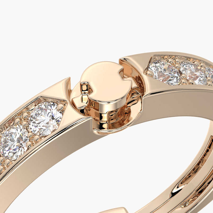 Channel Set ring