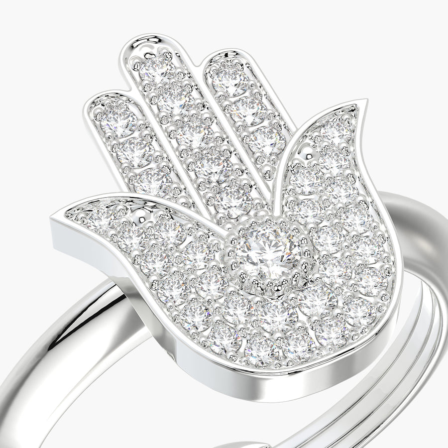 Classic ring & Charm Hand