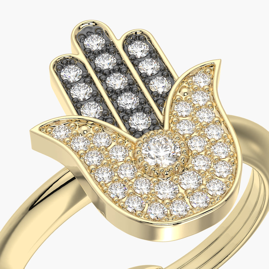 Classic ring & Charm Hand
