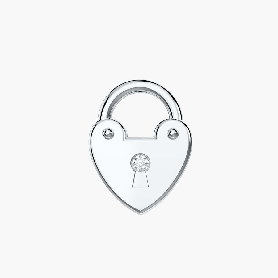 Charm The heart lock