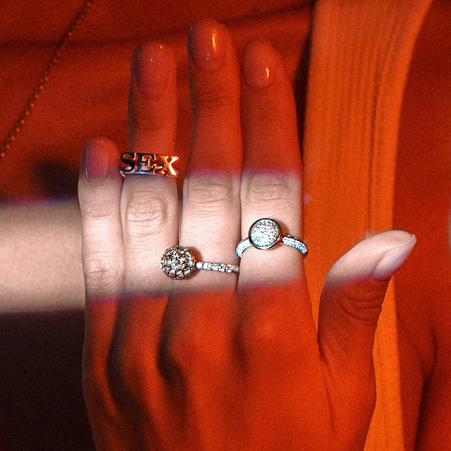 Rounded ring & Сharm Button