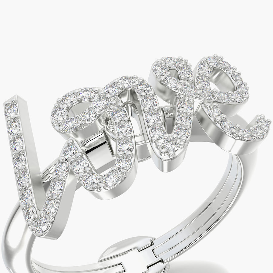 Classic ring & Charm Love