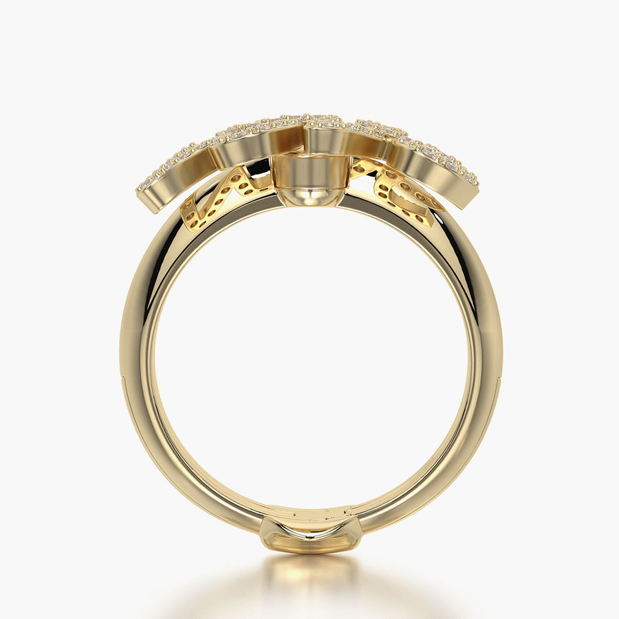 Classic ring & Charm Love