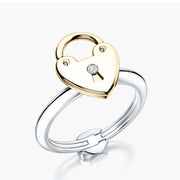 Charm The heart lock