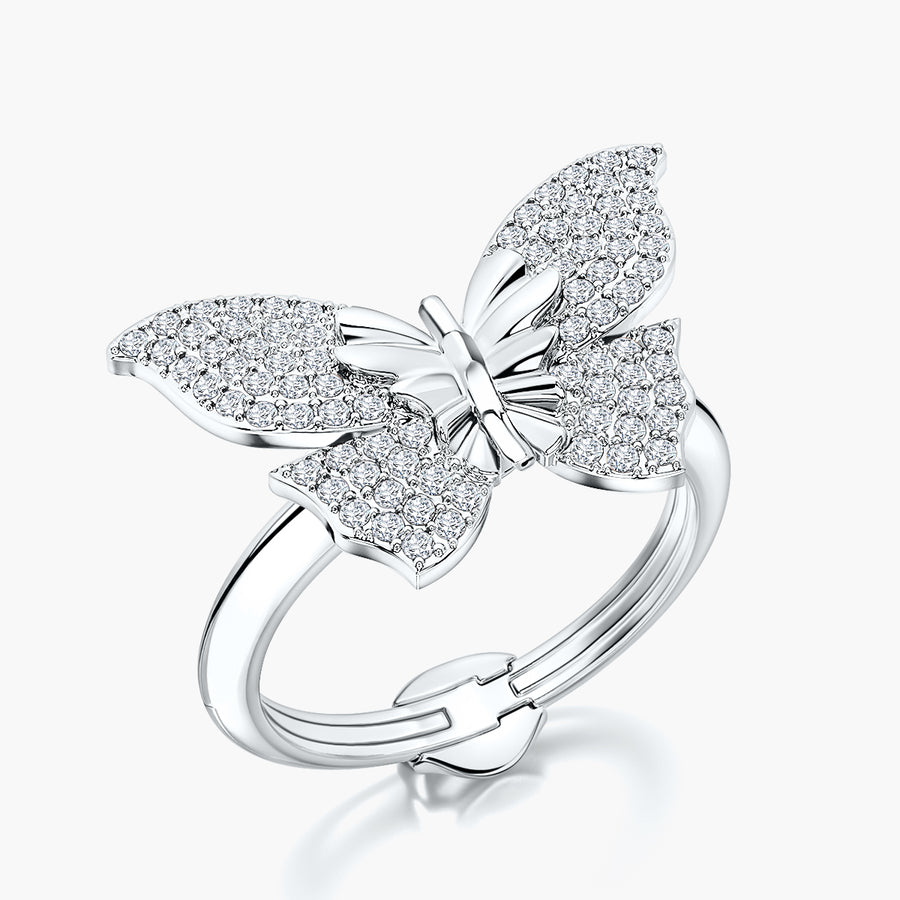 Charm Diamond Butterfly