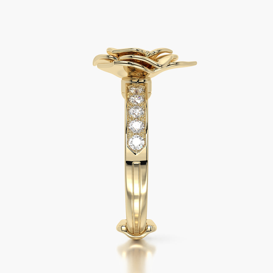 Ring "Yellow Rose" Yellow & Yellow