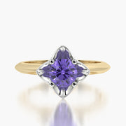 Classic ring & Charm The Tanzanite flower