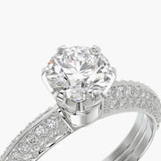Pave TRing & Classic Six 0.7ct