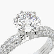 Pave Dome TRing & Classic Six 1.0ct