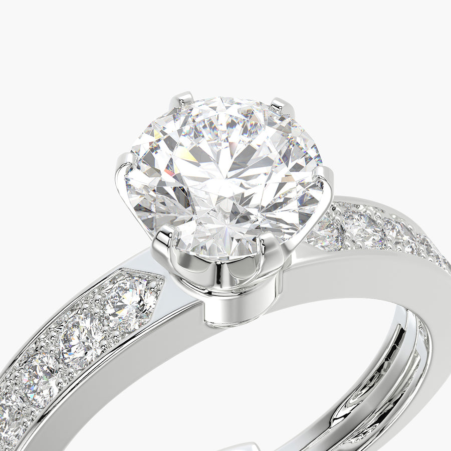 Channel Set TRing & Classic Six 1.0ct