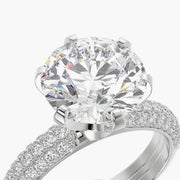 Pave Dome TRing & Classic Six 3.0ct