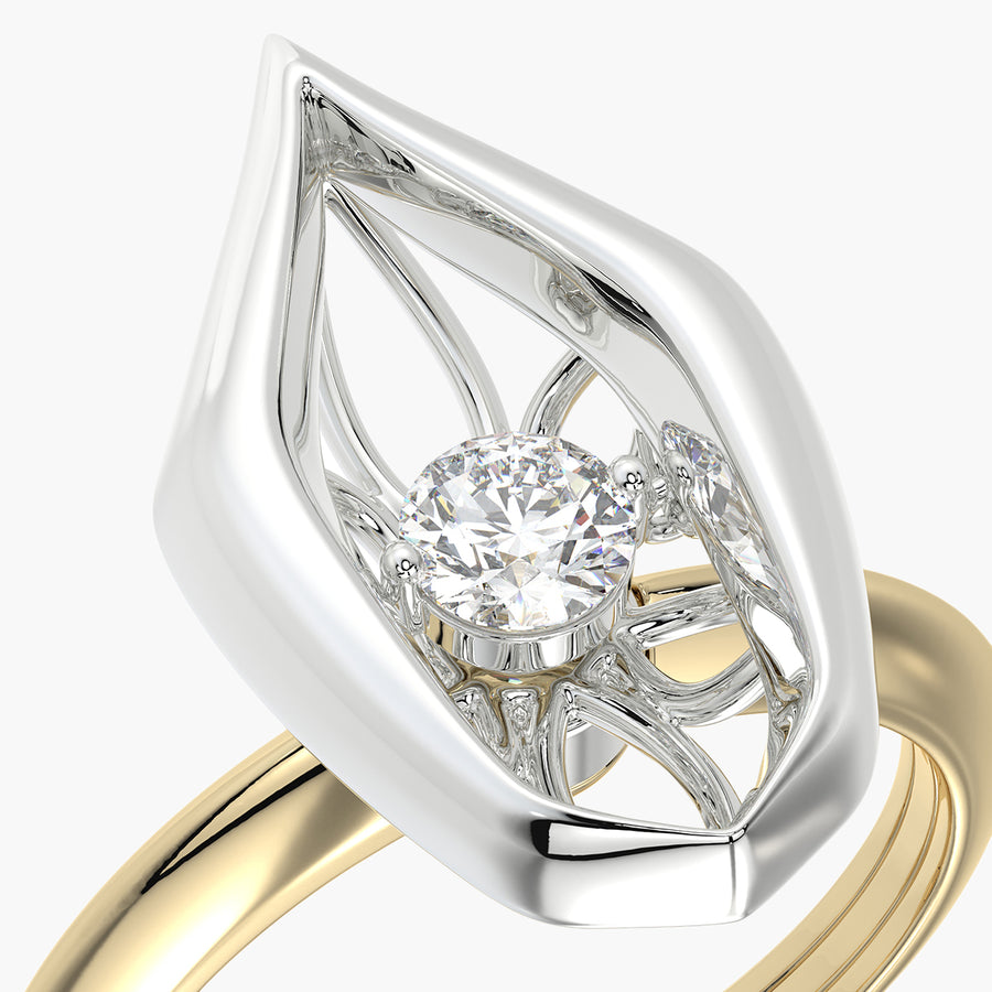 Classic ring & Charm Dancing Diamond