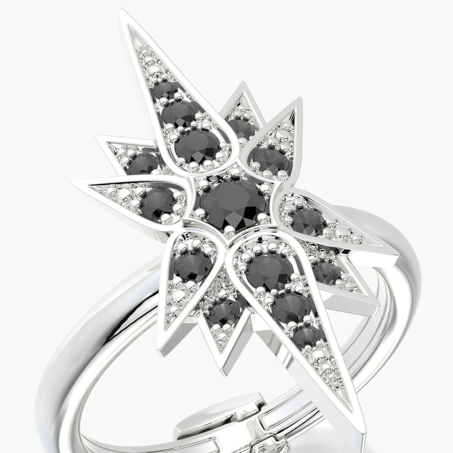 Rounded Rings & Charm Rock Star
