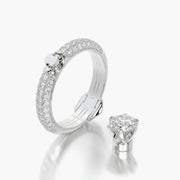 Pave Dome TRing & Classic Six 0.7ct