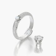 Pave TRing & Classic Six 0.7ct