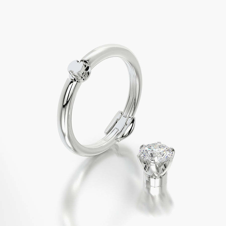 Rounded TRing & Classic Six 0.7ct