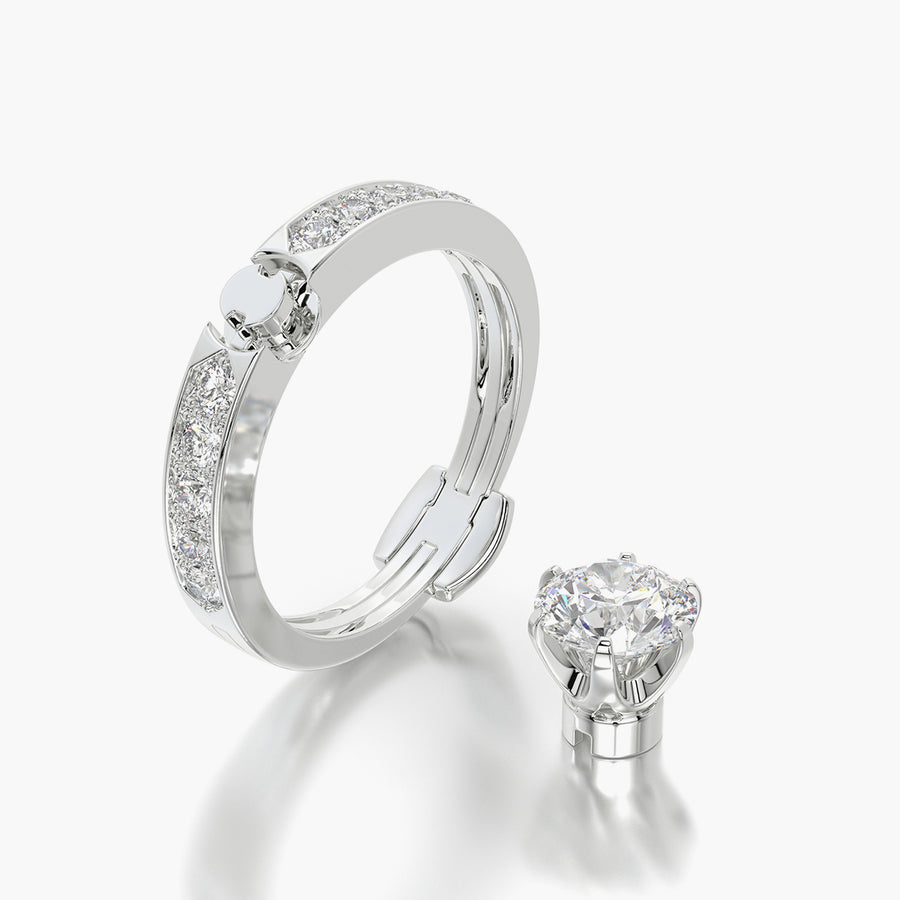 Channel Set TRing & Classic Six 1.0ct