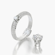 Pave TRing & Classic Six 1.0ct