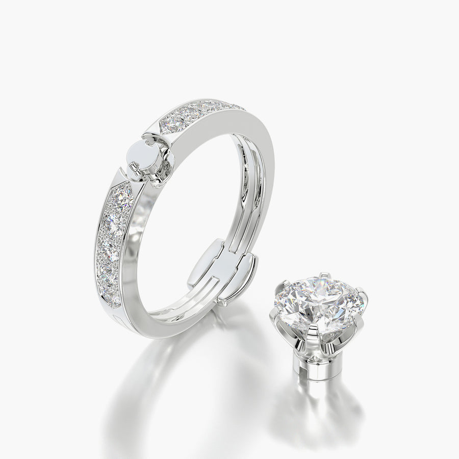 Channel Set TRing & Classic Six 1.5ct