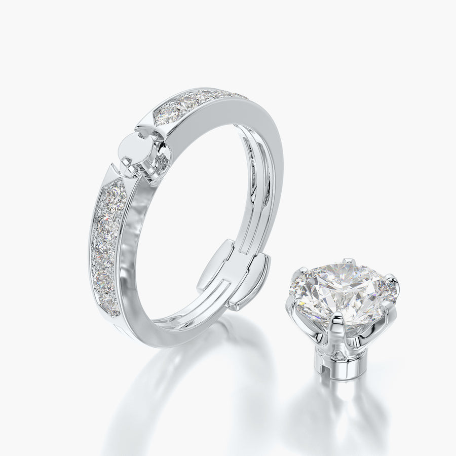 Channel Set TRing & Classic Six 2.08ct