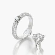Pave Dome TRing & Classic Six 2.08ct