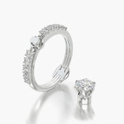 Side Stone TRing & Classic Six 0.7ct