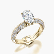 Oval 1ct + T-rind diamonds