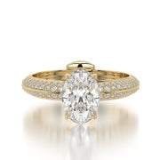 Oval 1ct + T-rind diamonds