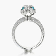 Pave ring & Charm Panther