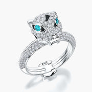 Pave ring & Charm Panther