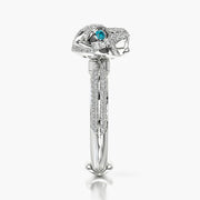 Pave ring & Charm Panther