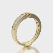 Channel Set ring