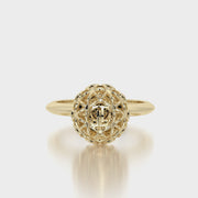 Classic ring & Charm Sun Core