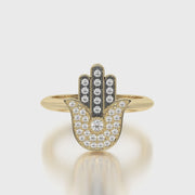 Classic ring & Charm Hand