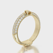 Pave Dome ring