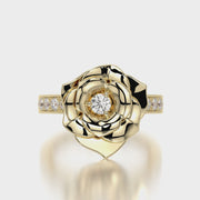 Ring "Yellow Rose" Yellow & Yellow